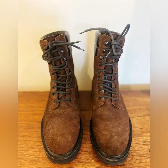 YVES SAINT LAURENT COMMANDO BOOT - Picture 7 of 14